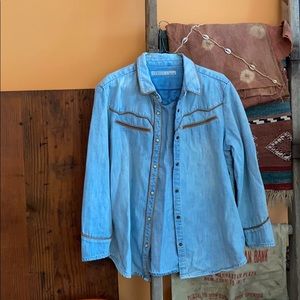 All saints Denim button down us 8 uk 12 eu 40